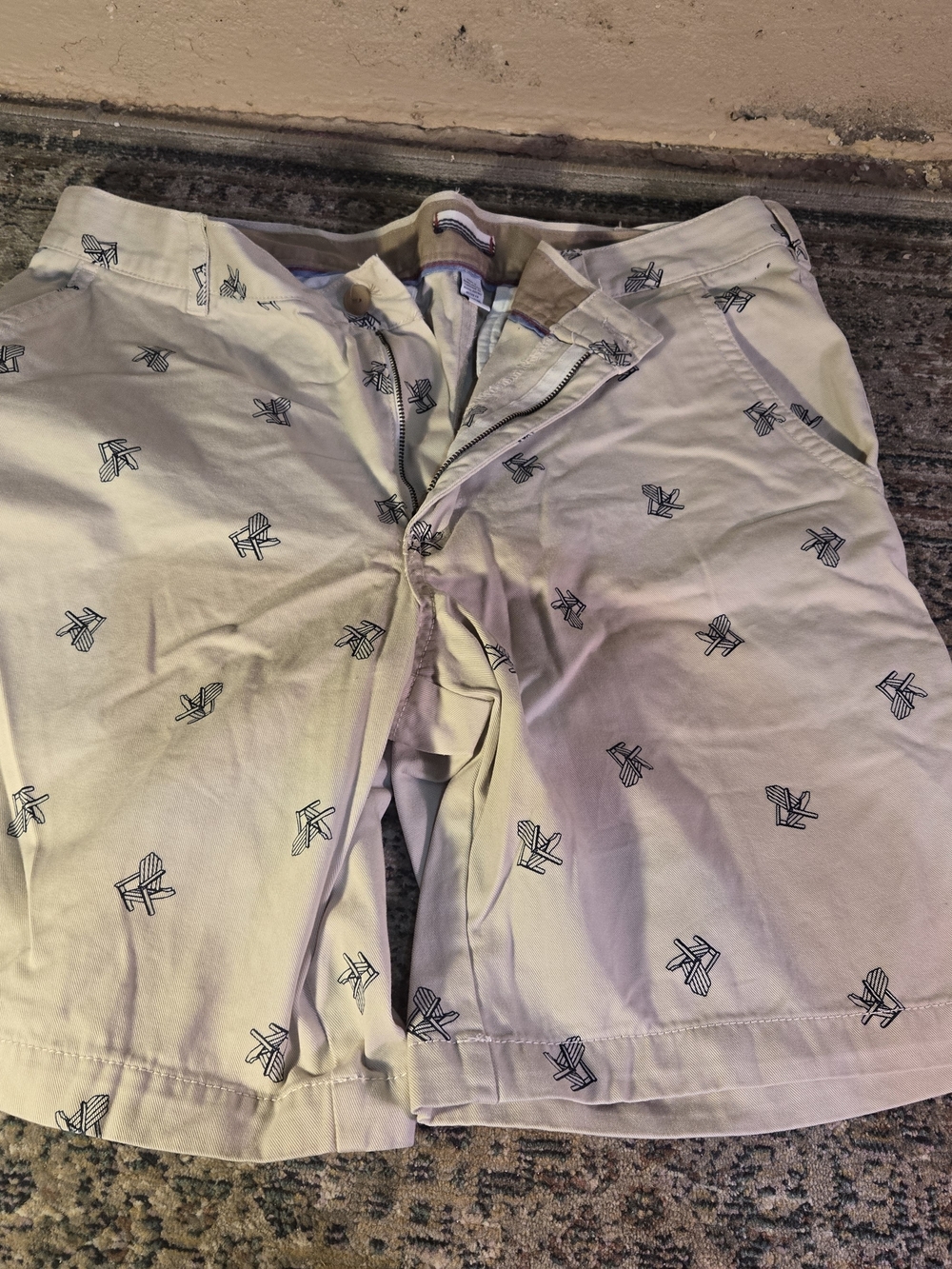 izod saltwater shorts 38 mens Board Shorts Beach Design 10in In Seam